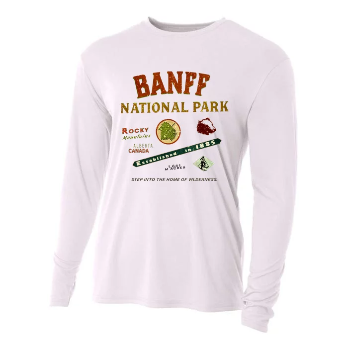 Banff National Park Canadian Rockies Cooling Performance Long Sleeve Crew