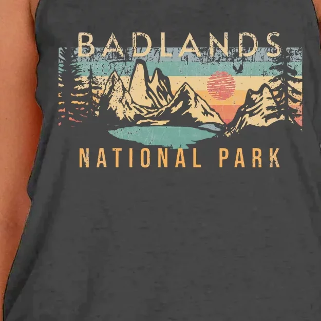 Badlands National Park Women's Knotted Racerback Tank