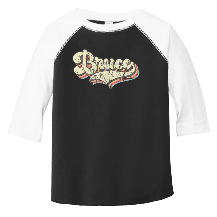 Bruce Name Personalized Toddler Fine Jersey T-Shirt