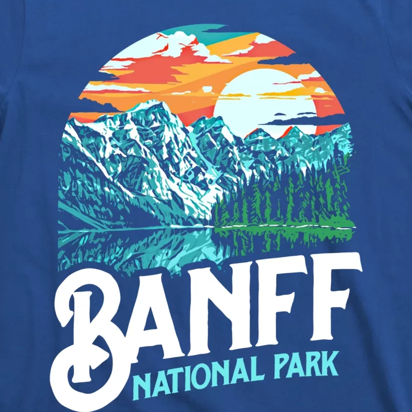 Banff National Park Lake Louise Canada Vintage Graphic Funny Gift T-Shirt