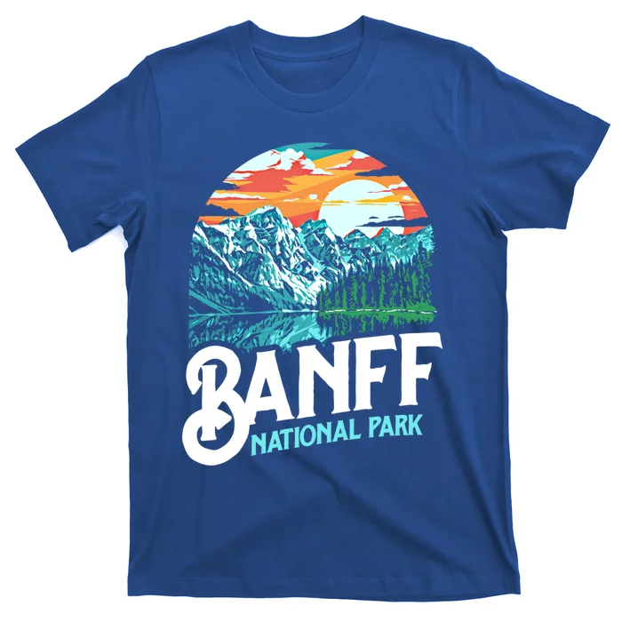 Banff National Park Lake Louise Canada Vintage Graphic Funny Gift T-Shirt