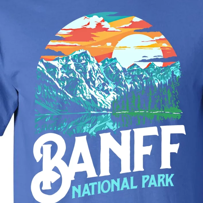 Banff National Park Lake Louise Canada Vintage Graphic Funny Gift Tall T-Shirt