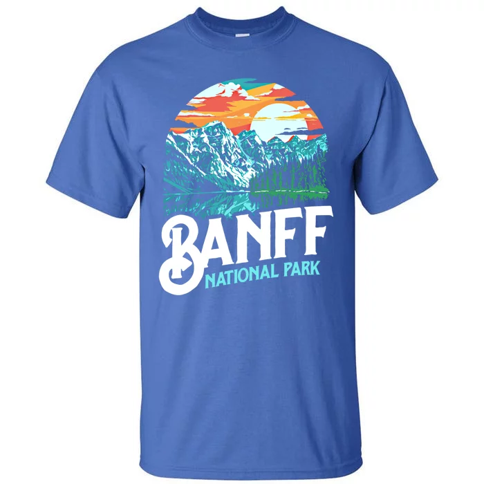 Banff National Park Lake Louise Canada Vintage Graphic Funny Gift Tall T-Shirt