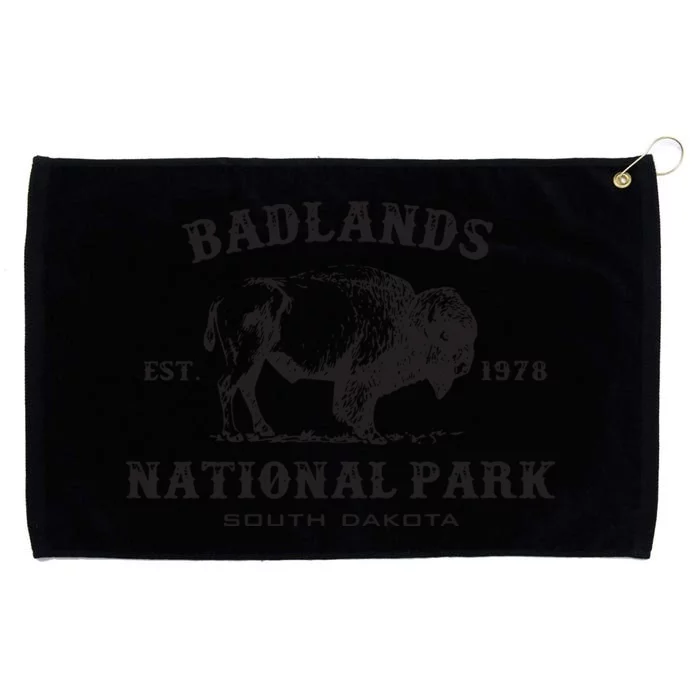 Badlands National Park South Dakota American Bison Souvenir Grommeted Golf Towel