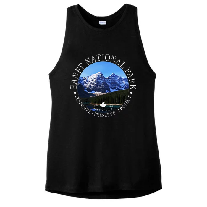 Banff National Park Conservation Gift Ladies Tri-Blend Wicking Tank