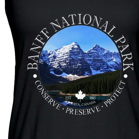 Banff National Park Conservation Gift Ladies Essential Flowy Tank