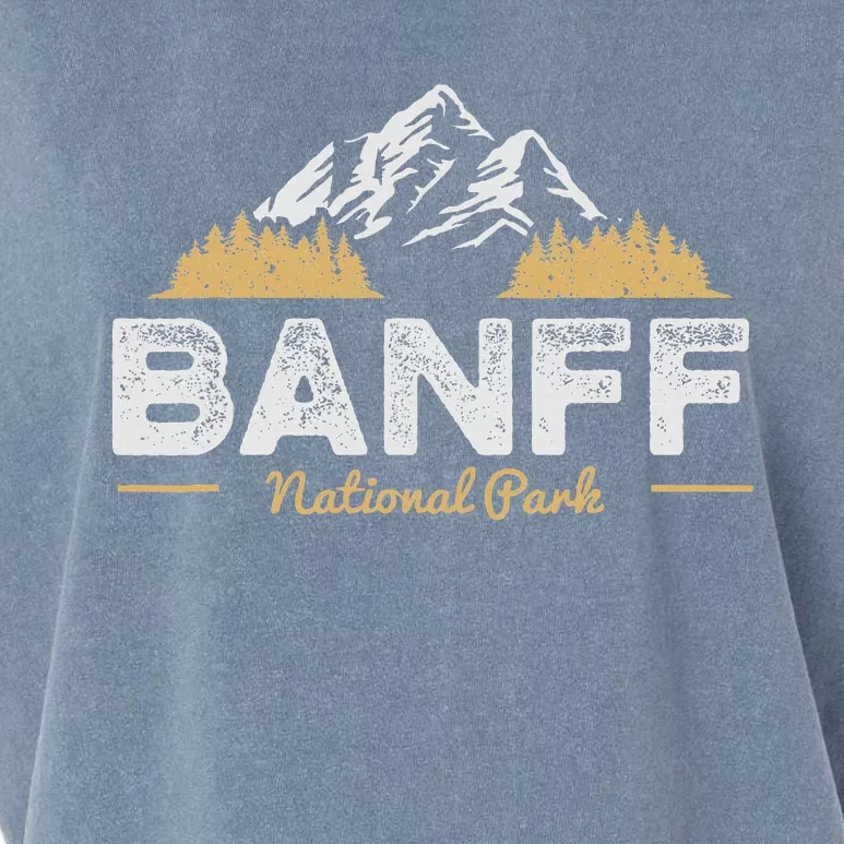 Banff National Park Souvenir Canada Mountain Outdoors Garment-Dyed Women's Muscle Tee