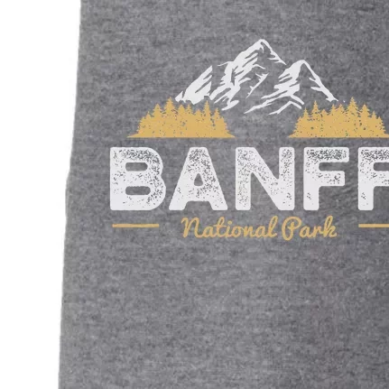 Banff National Park Souvenir Canada Mountain Outdoors Doggie 3-End Fleece Hoodie