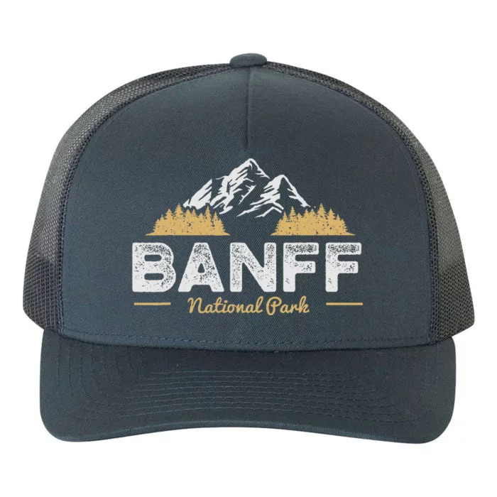 Banff National Park Souvenir Canada Mountain Outdoors Yupoong Adult 5-Panel Trucker Hat