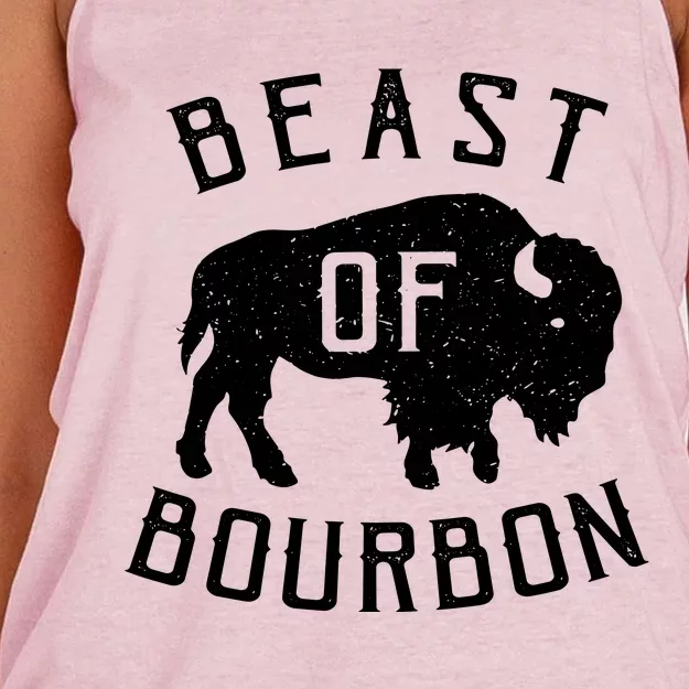 Badlands National Park South Dakota American Bison Souvenir Women's Knotted Racerback Tank