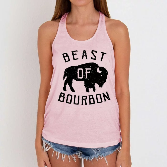 Badlands National Park South Dakota American Bison Souvenir Women's Knotted Racerback Tank