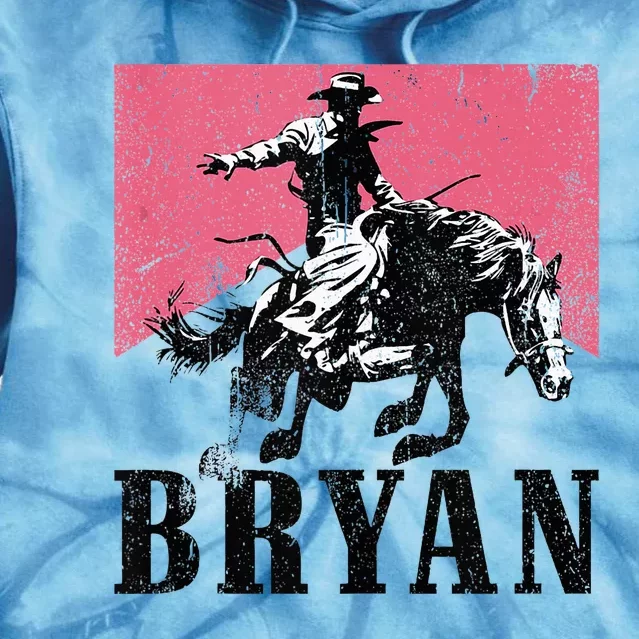 Bryan Name Personalized I Love Bryan Tie Dye Hoodie