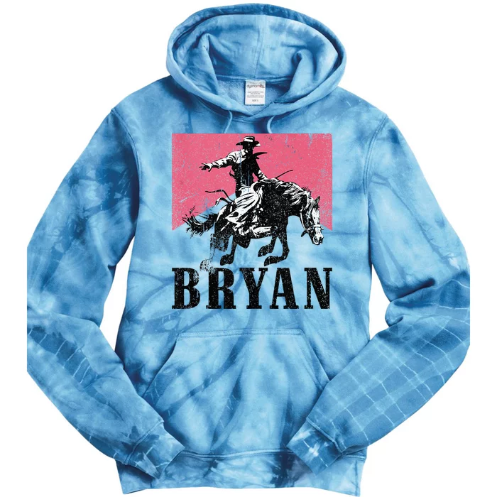 Bryan Name Personalized I Love Bryan Tie Dye Hoodie