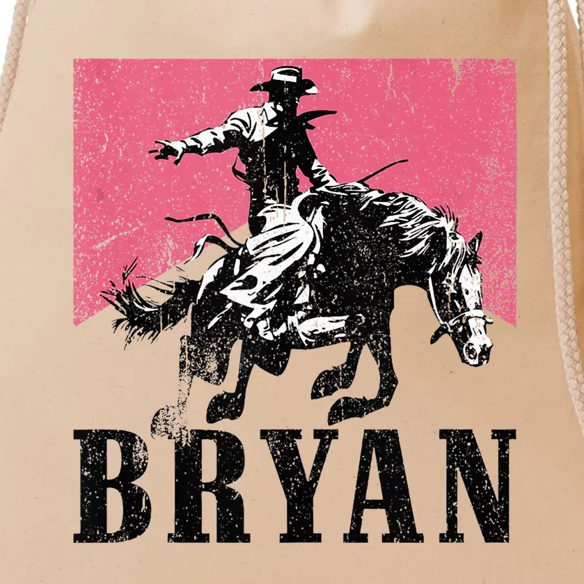 Bryan Name Personalized I Love Bryan Drawstring Bag