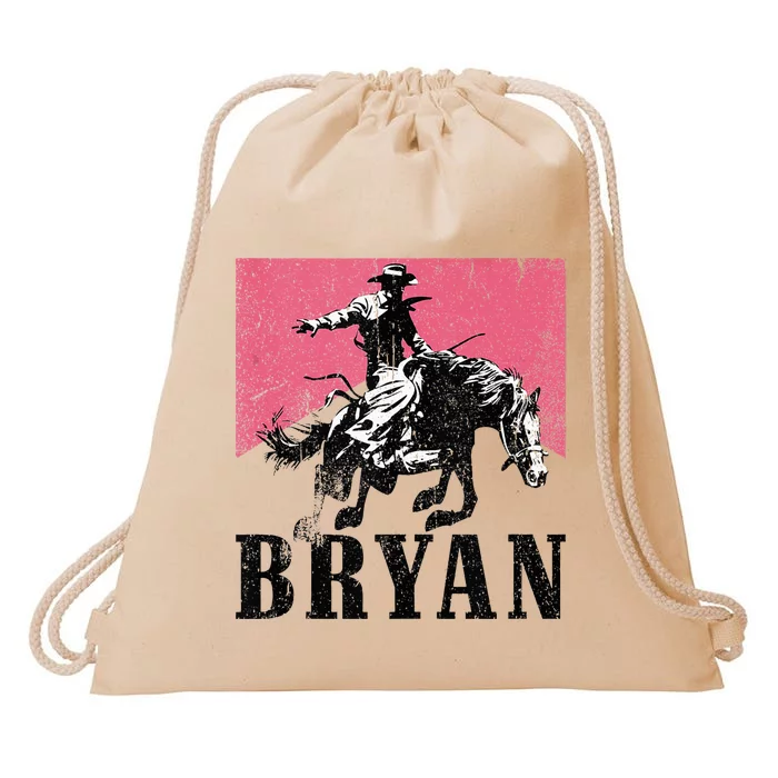 Bryan Name Personalized I Love Bryan Drawstring Bag