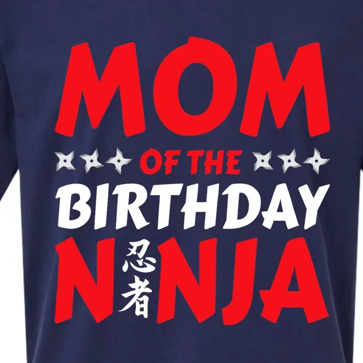 Birthday Ninja Party - Mom of the Birthday Ninja Sueded Cloud Jersey T-Shirt