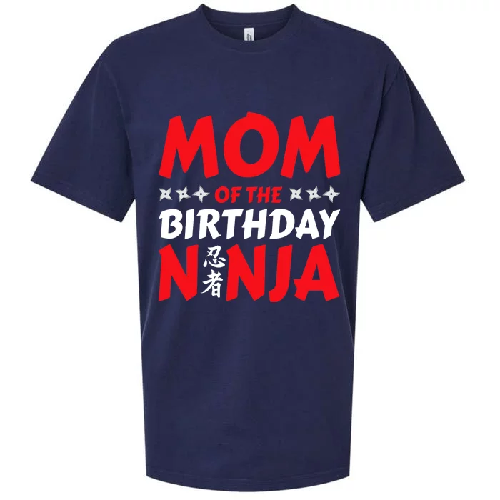 Birthday Ninja Party - Mom of the Birthday Ninja Sueded Cloud Jersey T-Shirt