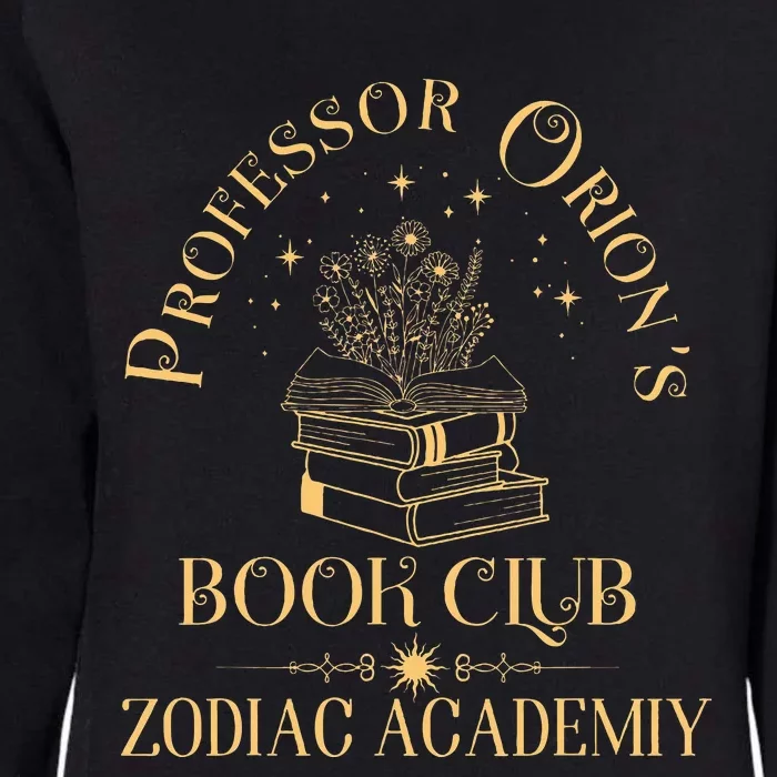 Book Nerd Professor OrionS Book Club Zodiac Academy Womens California Wash Sweatshirt