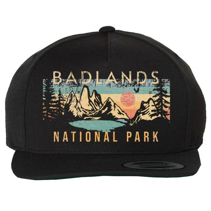 Badlands National Park Wool Snapback Cap