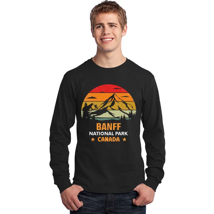 Banff National Park Lake Louise Alberta Canada Hiking Travel Long Sleeve Shirt