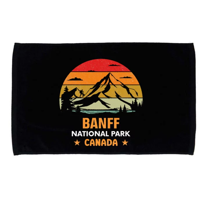 Banff National Park Lake Louise Alberta Canada Hiking Travel Microfiber Hand Towel