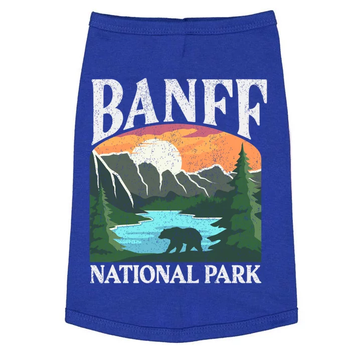 Banff National Park Lake Louise Rocky Mountains Canada Gift Doggie Tank