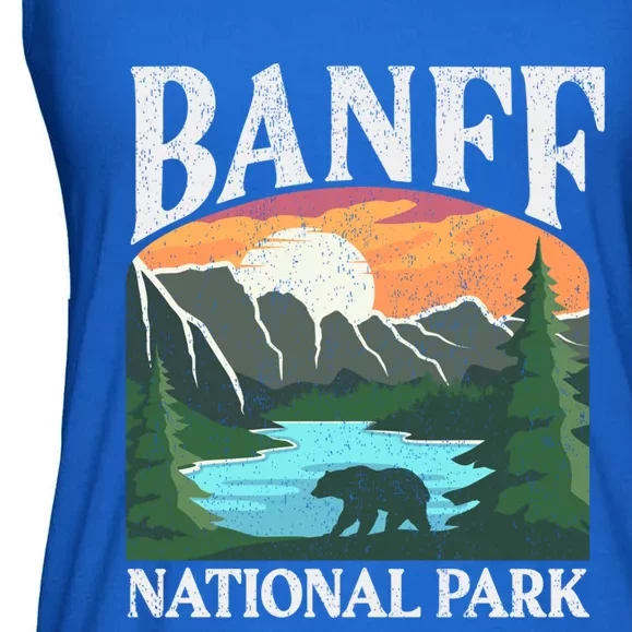 Banff National Park Lake Louise Rocky Mountains Canada Gift Ladies Essential Flowy Tank