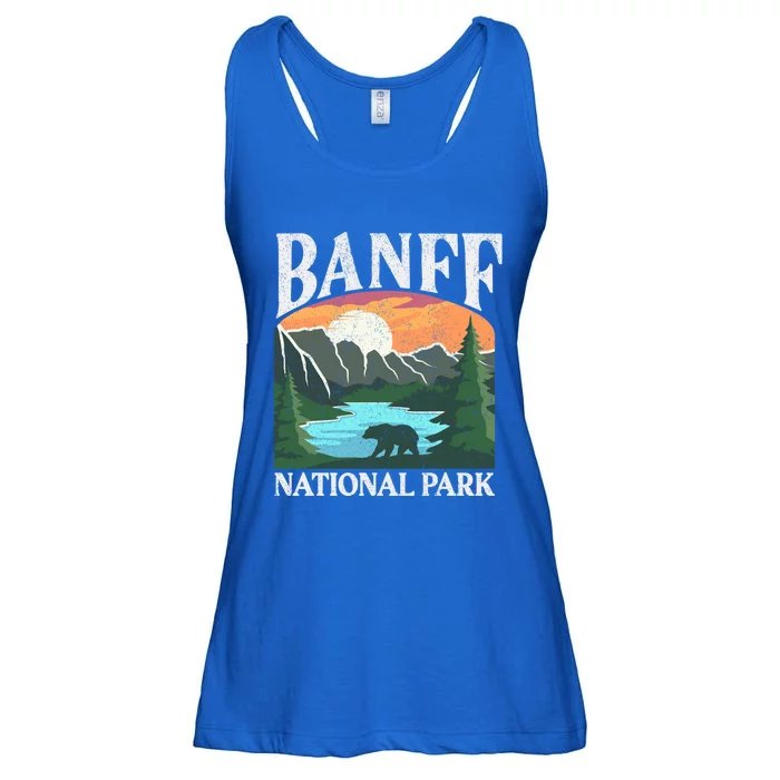 Banff National Park Lake Louise Rocky Mountains Canada Gift Ladies Essential Flowy Tank