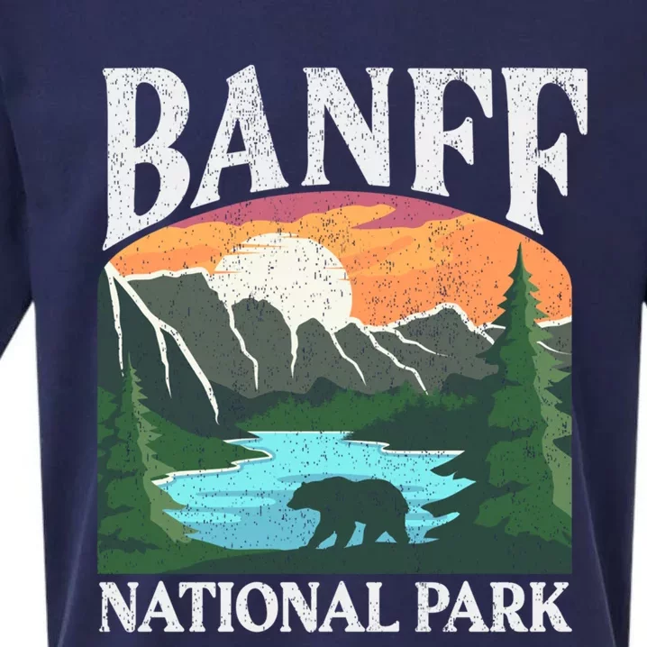 Banff National Park Lake Louise Rocky Mountains Canada Gift Sueded Cloud Jersey T-Shirt