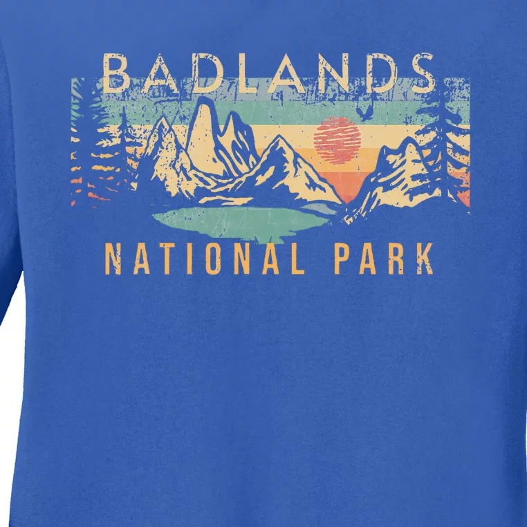 Badlands National Park Ladies Long Sleeve Shirt