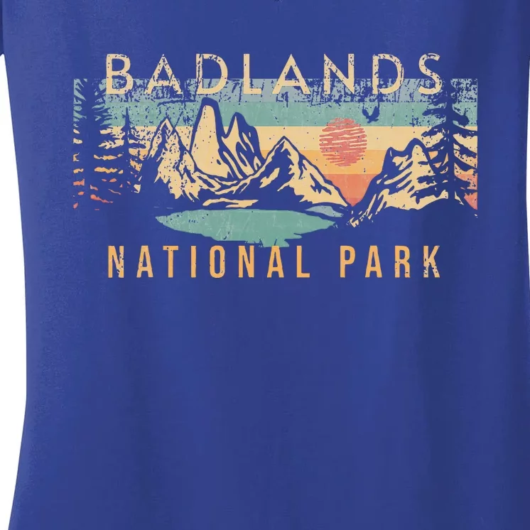 Badlands National Park Women's V-Neck T-Shirt