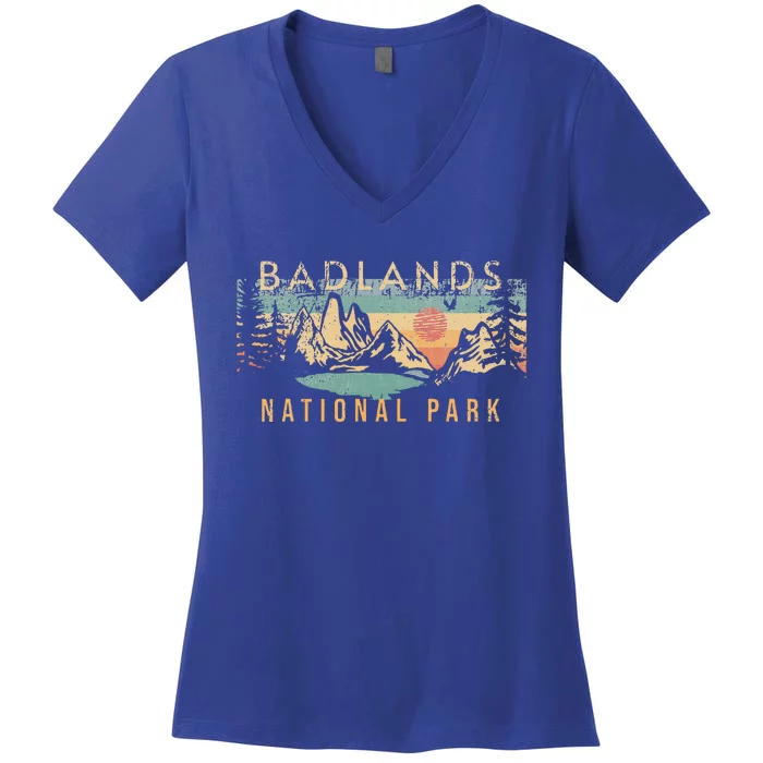 Badlands National Park Women's V-Neck T-Shirt