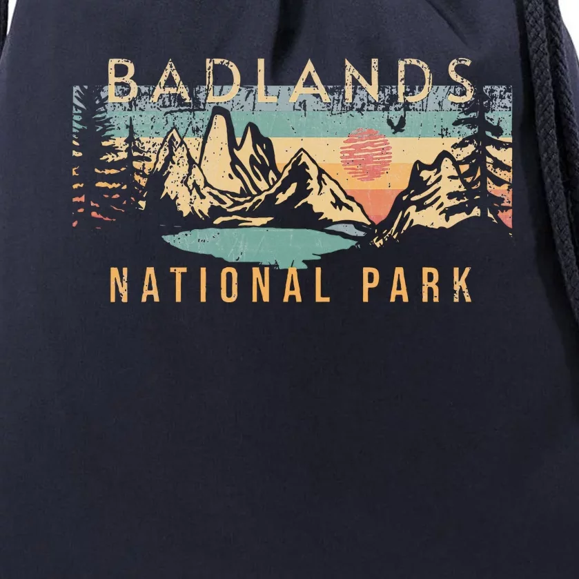 Badlands National Park Drawstring Bag