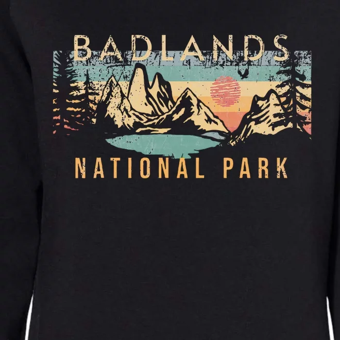 Badlands National Park Womens California Wash Sweatshirt