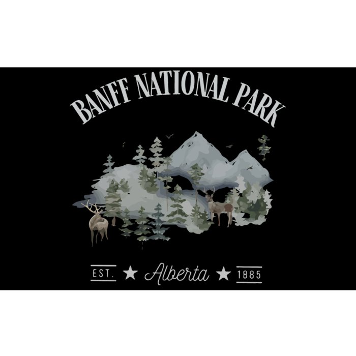 Banff National Park Alberta Rocky Mountain Canada Bumper Sticker