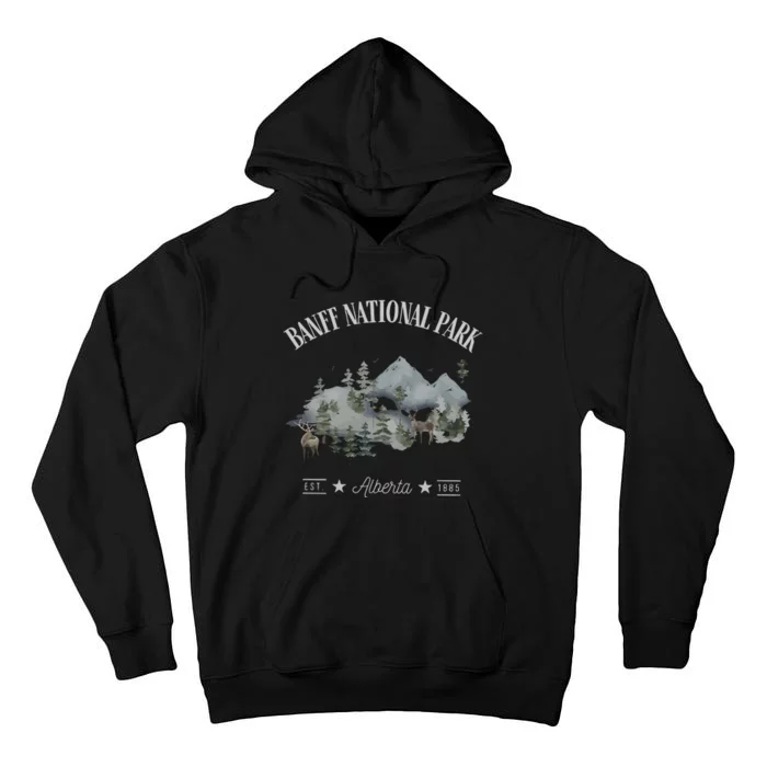 Banff National Park Alberta Rocky Mountain Canada Tall Hoodie