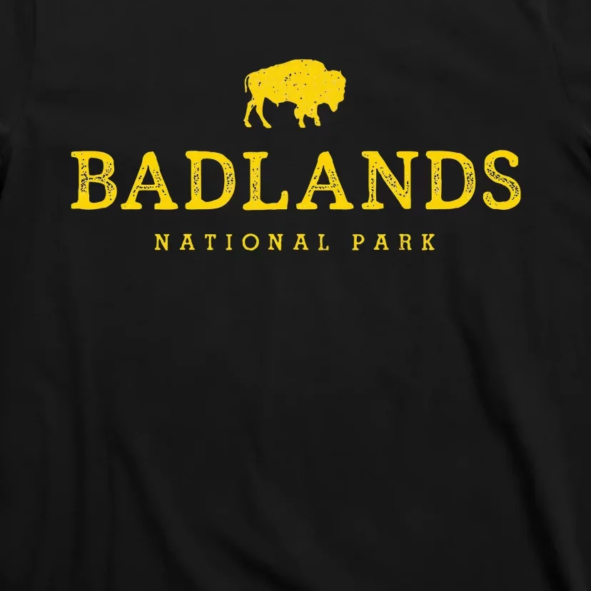 Badlands National Park Bison South Dakota Buffalo Souvenir T-Shirt