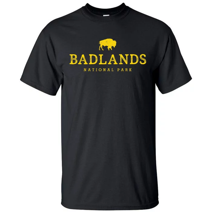 Badlands National Park Bison South Dakota Buffalo Souvenir Tall T-Shirt