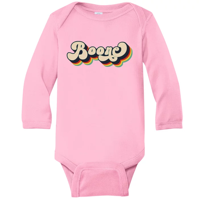 Boone Name Personalized Surname First Name Boone Baby Long Sleeve Bodysuit