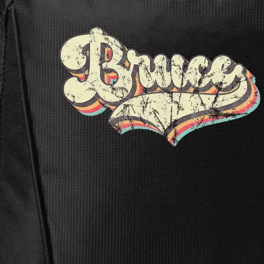 Bruce Name Personalized City Backpack