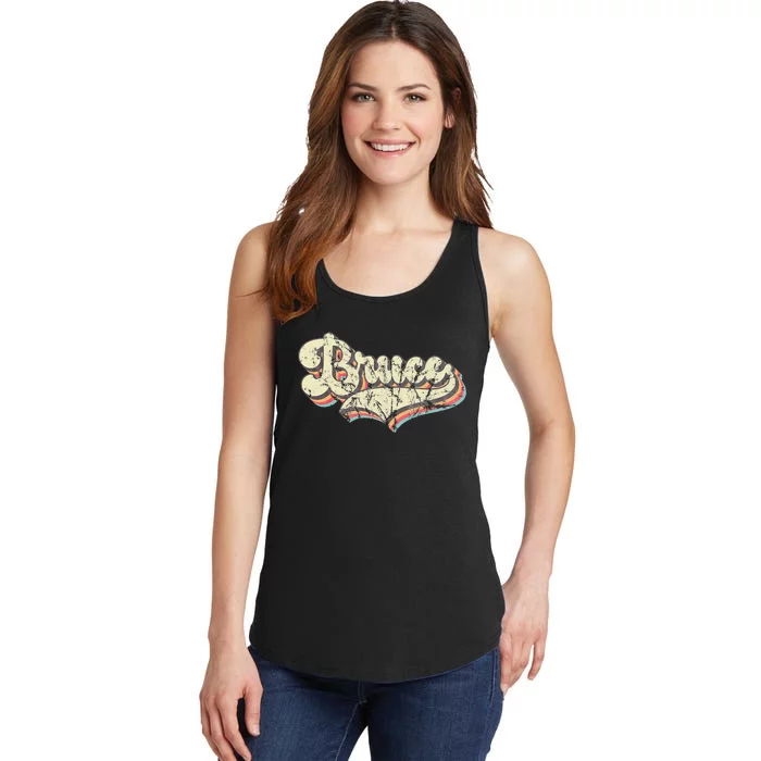 Bruce Name Personalized Ladies Essential Tank