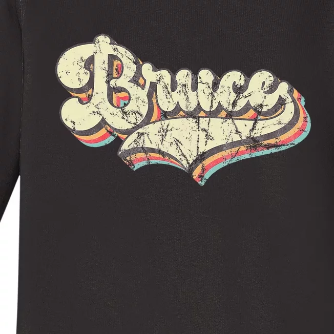 Bruce Name Personalized Baby Long Sleeve Bodysuit