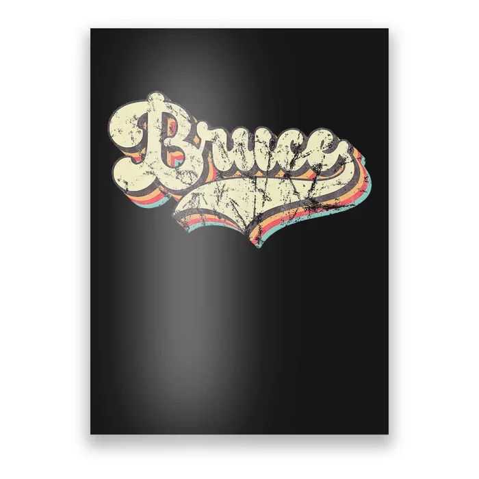 Bruce Name Personalized Poster