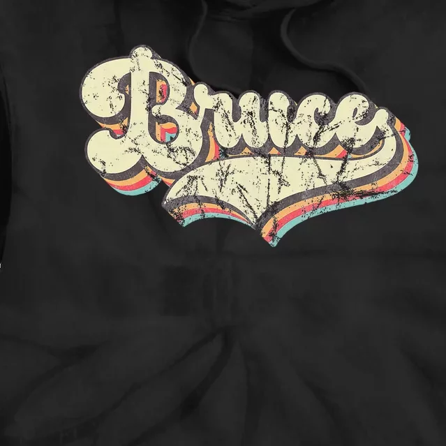 Bruce Name Personalized Tie Dye Hoodie