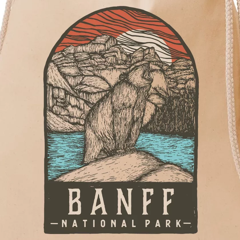 Banff National Park Drawstring Bag