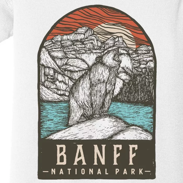 Banff National Park Baby Bodysuit