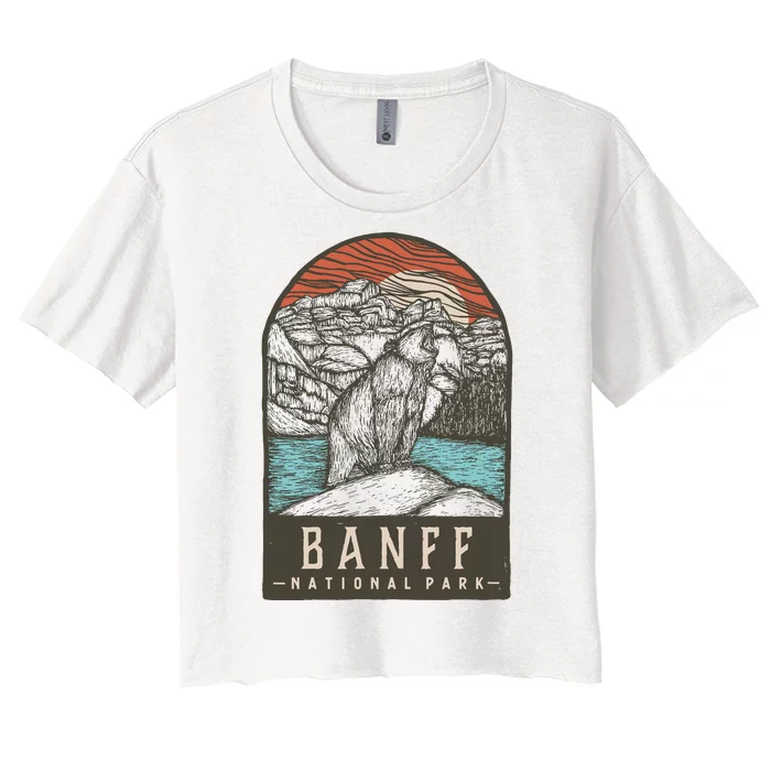 Banff National Park Women's Crop Top Tee