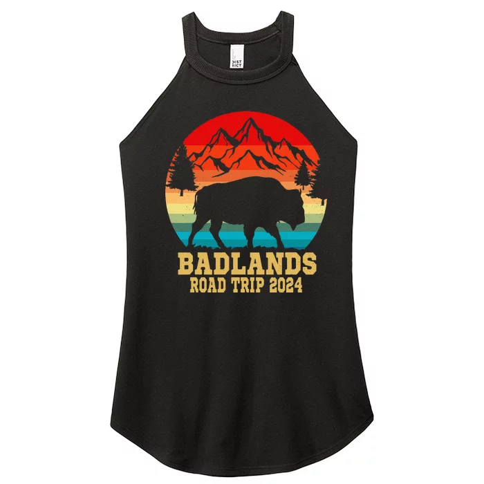 Badlands National Park South Dakota Buffalo Bison Road Trip Women’s Perfect Tri Rocker Tank