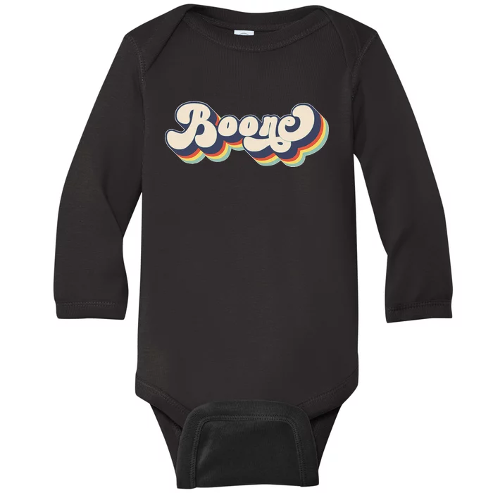 Boone Name Personalized Surname First Name Boone Baby Long Sleeve Bodysuit