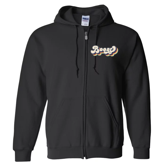 Boone Name Personalized Surname First Name Boone Full Zip Hoodie